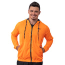 Jaqueta corta-vento Unissex Float Zeiq Laranja