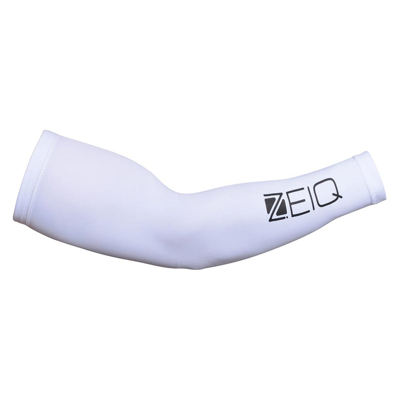 Manguito com Fator de Proteção Solar UV 50 Zeiq Branco – Logo Preto
