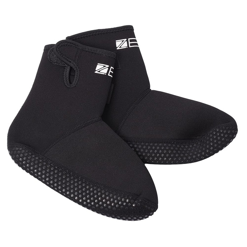 Sapatilha de Neoprene Cano Alto para Beach Tennis Zeiq Preta