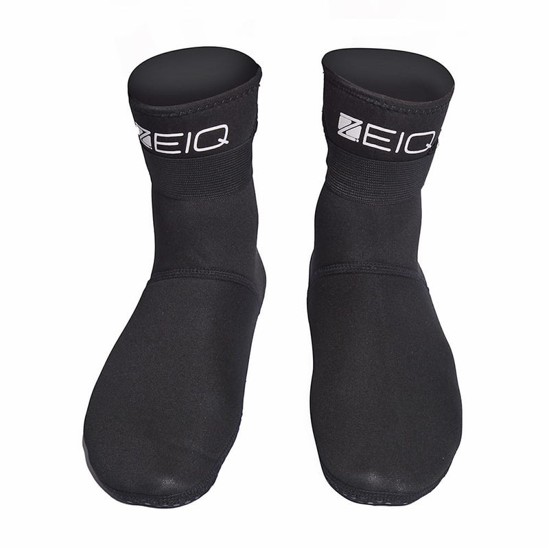 Sapatilha de Neoprene Cano Alto para Beach Tennis Zeiq Preta