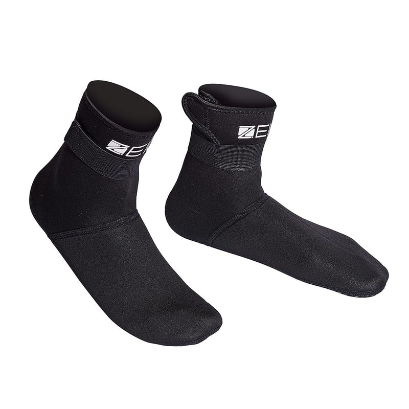 Sapatilha de Neoprene Cano Alto para Beach Tennis Zeiq Preta