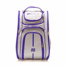 Raqueteira BT PRO Zeiq Branca e Roxa