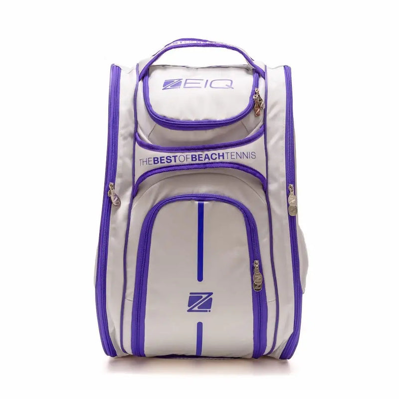 Raqueteira BT PRO Zeiq Branca e Roxa