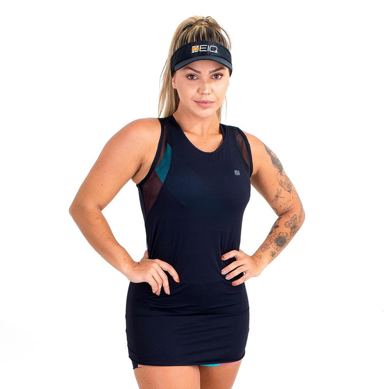 VESTIDO TELA ZEIQ PRETO