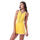 VESTIDO PLAY BEACH ZEIQ AMARELO