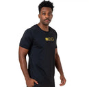 Camiseta Esportiva Slim Dry Zeiq Preta – Logo Dourado