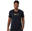 Camiseta Esportiva Slim Dry Zeiq Preta – Logo Dourado