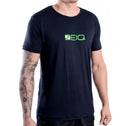 Camiseta Esportiva Slim Zeiq Preta – Logo Verde e Branco