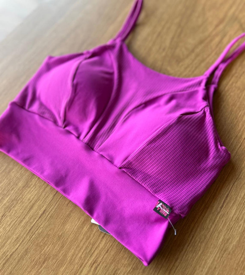 Cropped Fitness Rosa