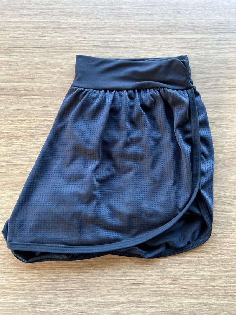 Shorts Saia Preto Fitness