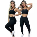 Conjunto Fitness Feminino - Preto