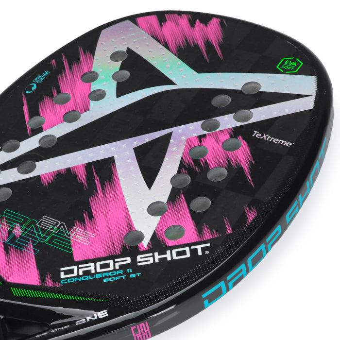 Raquete de Beach Tennis Drop Shot Conqueror 11.0 Soft